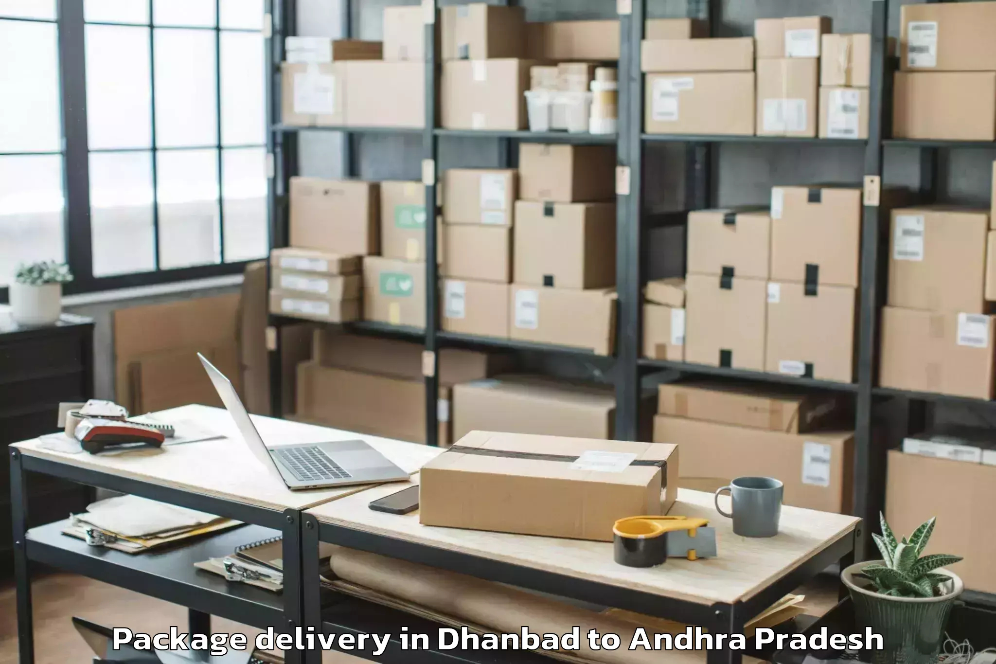 Hassle-Free Dhanbad to Vajrapukotturu Package Delivery